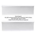 thumbnail image 3 of M.2 NGFF SSD Hard Drive Enclosure, B Key USB3.1 Type C 10Gbps High Speed Transmission, Aluminum Alloy Case for  7 8 8.1 10 11, for Linux,, 3 of 7