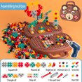 thumbnail image 2 of Blue Bear Shaped Kids Tool Kit With Working Electric Drill Take Apart Building Toy Stem Learning Activity Fine Motor Skills Development Gift Children, 2 of 7