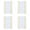 Yellow, variant on Feltree 4pcs Polyester Blended Kitchen Towels Table Cloths