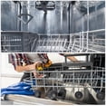 thumbnail image 5 of Uxcell 4set W10250160 Dishwasher Rack Adjuster Arm Clip And lock Replacement Part Stable Durable Fit for PS11751100 WPW10250160, 5 of 5