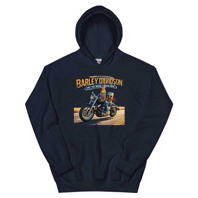 Barley Davidson And The More Beer Man #1 Unisex Hoodie