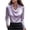 Purple, variant on biudgviw Work Tops for Women Satin Silk Long Sleeve Turndown Collar Business Dressy Shirts Elegant Loose Fit Office Formal Blouses