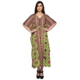 thumbnail image 1 of Moomaya Caftan pour Femmes Grande Taille Tenue d'Été Sortie de Plage Kimono Robe Caftan, 1 of 6