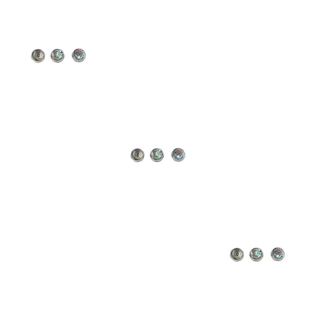 ZheElen 3 Pcs Bouton de Trompette Remplacement Accessoires Modifiés Composant de Réparation Petits Doigts en Métal Clés Composant d'Instrument en Laiton Type 2 3ensemble