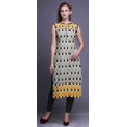 thumbnail image 2 of Bimba Tuniques Droites pour Femmes Imprimées Sans Manches Kurti Décontractée Robe X-Small, 2 of 5