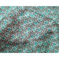 thumbnail image 4 of oneOone Silk Tabby Fabric Leaves & Floral Block Fabric Prints By Yard 42 Inch Wide, 4 of 5