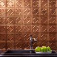 thumbnail image 2 of Fasade Traditional Style 4 Decorative Vinyl Backsplash Kit 15 sq ft Antique Bronze, 2 of 6