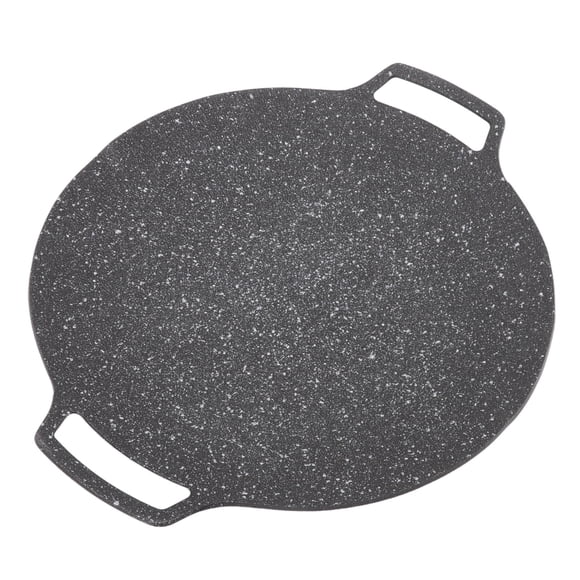 Korean Bbq Grill, Grill Pan, Korean BBQ Plate Barbecue Grill Non Stick Circular Frying Pan for Home Outdoor Stove[Gas model 30cm]