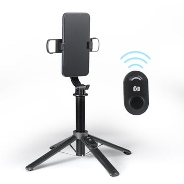 LED Lights Selfie Stick Quad Tripod