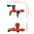 thumbnail image 2 of Washing Machine Faucet Bathroom Garden Laundry Washer Water Tap Temperature Resistant Plastic Splitter Sink Diverter Adapter Green, 2 of 6