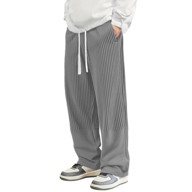 Pantalon Décontracté à Panneaux et Extensible Confortable pour le Quotidien et les Activités de Plein Air, Pantalon Fuselé Polyvalent pour Homme pour Usage Quotidien