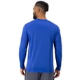 thumbnail image 3 of Hanes T-Shirt à Manches Longues Sport FreshIQ Cool DRI pour Hommes, Lot de 2, L, Bleu Royal Foncé, 3 of 9