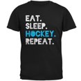 thumbnail image 1 of Manger Dormir Répéter Hockey Usé T-Shirt Doux pour Hommes, 1 of 1