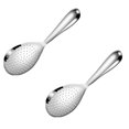 thumbnail image 1 of Oleegame 2PC Stainless Steel Cutlery Set Kitchen Aid Rice Spatula Stainless Steel Rice Server Spoon & Non Stick Cooking Utensil Multi Use Food Silver, 1 of 9