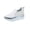 White, variant on Womens Fashion Casual Platform Wedges Slip On Loafers Shoes High Heels Sneakers