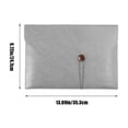 thumbnail image 3 of Clearance! Leather File Bag A4 File Bag Briefcase Button Business Office Storage Portable Large Capacity Folder Calf Stretch Box Unclaimed Pallets #02, 3 of 7