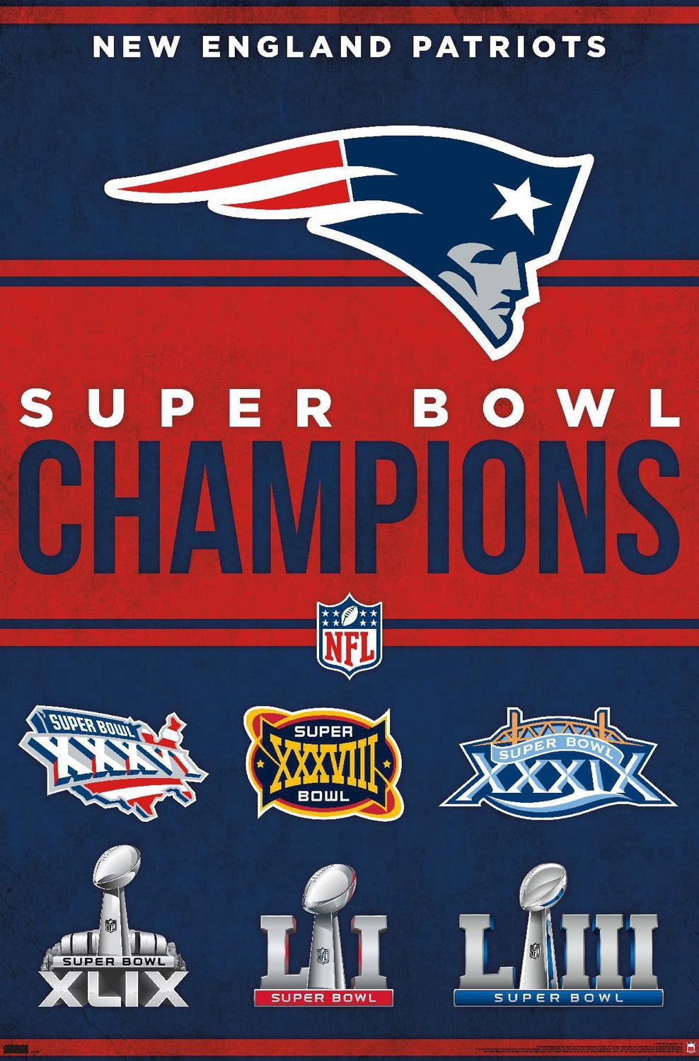 NFL New England Patriots - Champions 23