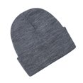 thumbnail image 1 of Pisexur Baby Hats Solid Color Ribbed Knit Beanie Hats Fashion Fall Winter Warm Soft Skull Caps for Age 0-3 Years, 1 of 2