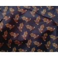 thumbnail image 4 of oneOone Silk Tabby Fabric Floral & Paisley Block Print Fabric BTY 42 Inch Wide, 4 of 4