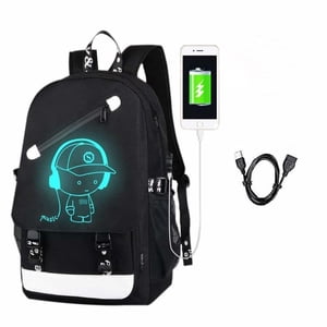 Sac à dos de l'école Usb Sac à sac d'école Sac à dossier de sport Sacs à dos pour les loisirs Sacs pour les jours avec la serrure pour les filles