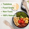 thumbnail image 4 of AMERTEER 100Pcs Wooden Disposable Forks  6.2 inch Length Compostable Biodegradable Forks  for Party Camping Picnics, 4 of 7