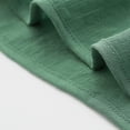 thumbnail image 4 of Mikilon Ensemble Élégant pour Femmes 2 Pcs Coton Lin Costume Deux Pièces Manches Courtes Col Rond Haut Imprimé Pantalon Vert-B TG, 4 of 9