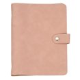 thumbnail image 1 of Uxcell A5 PU Leather Binder Cover, 6 Ring Loose Leaf Binder Protector Round Ring Binder Cover Refillable Notebook Binder for Meeting Photocard Budget Notebook Folder, Pink, 1 of 6