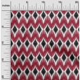 thumbnail image 1 of oneOone Viscose Chiffon Fabric Geometric Ikat Printed Craft Fabric BTY 42 Inch Wide, 1 of 4