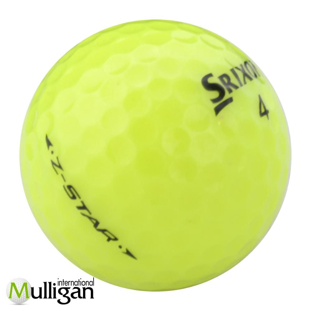 Mulligan - 48 balles de golf récupérées Srixon Z-Star XV 4A , Jaune