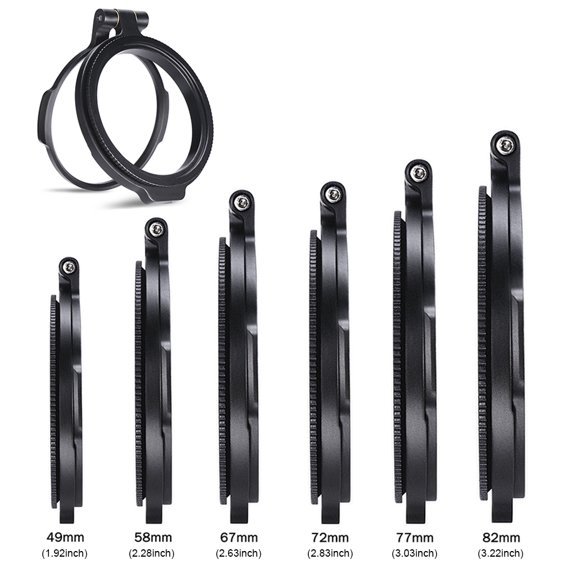 DSLR Camera Filter Brackets Portable Professional Camcorder Lens wide angle Holder Adapter Rings Converter Cameraman Equipment 82mm