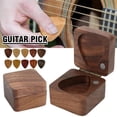 thumbnail image 2 of Guitar Pick Wooden Guitar Picks Holder Personalized Guitar Pick Case Box :ψ U0Q7, 2 of 8