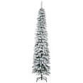 thumbnail image 1 of HOMCOM 7' Artificial Christmas Tree with Realistic Branches Green, 1 of 9