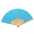 thumbnail image 1 of Rinsvye Solid Fan Folding Tissue Paper Pom Poms Party Wedding Hand Dance Pin Wheels for Wall Held Silk Pattern Color Wedding Hand Fans for Guests Tools & Home Improvement, 1 of 3