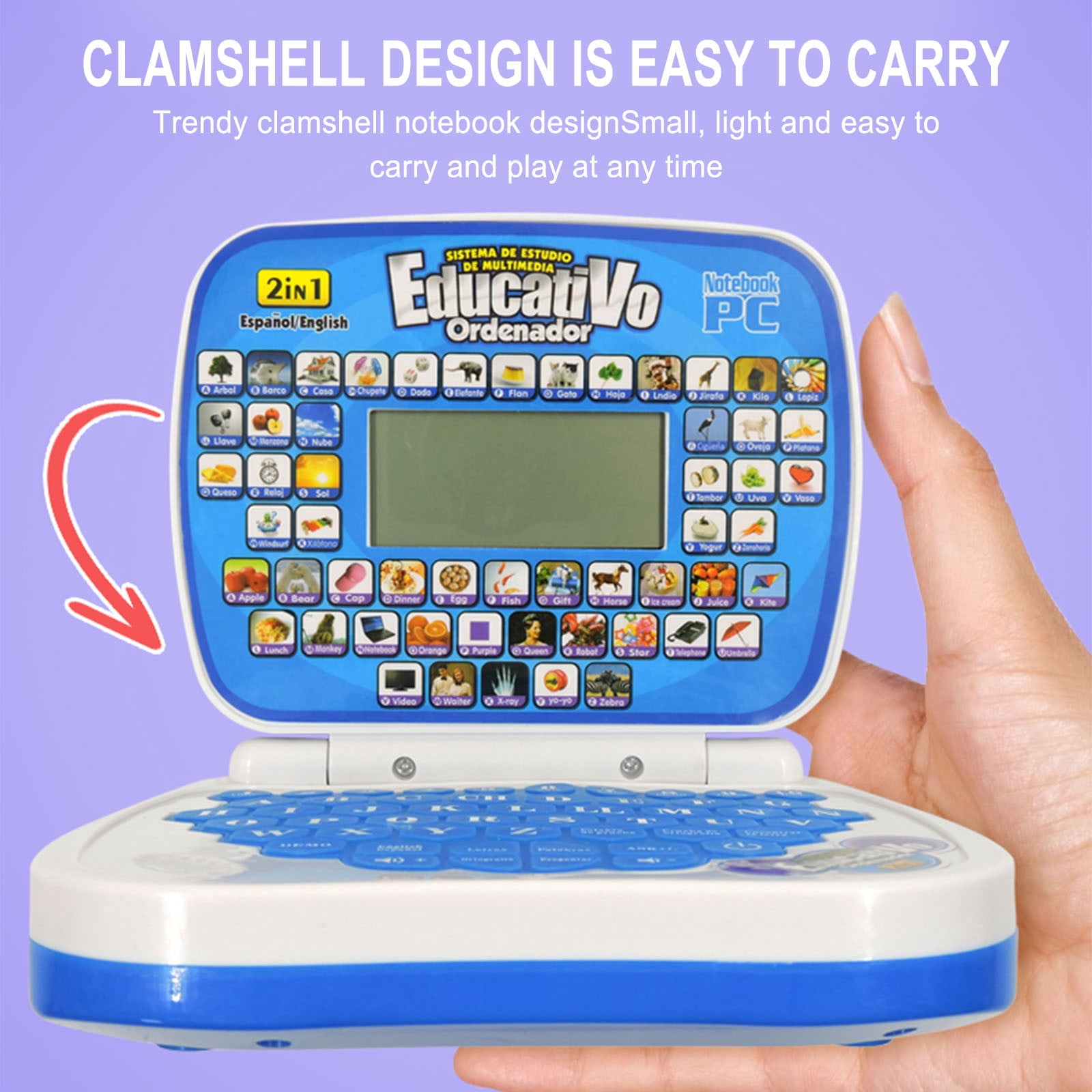 Jouet D' Apprentissage - éducatif - Ordinateur Portable 65 Fonctions Pour Enfants