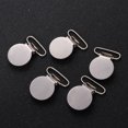 thumbnail image 2 of MasteelfCA 10pcs Fashion Suspender Clips Holders Round Metal Pacifier Clips Buckle Clips Sewing Tools for Men Women (Silver), 2 of 7