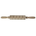 thumbnail image 2 of Yhmxh Kitchen Gadgets Kitchen Utensils Home and Kitchen Christmas Rolling Pin Engraved Carved Wood Embossed Rolling Pin Kitchen Tool Rolling Pin, 2 of 2