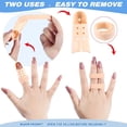 thumbnail image 4 of 10 Pcs Finger Splint Finger Support Brace Mallet Finger Splint, 5 Sizes Finger Brace Thumb Protector for Wounds Relief Broken Middle Finger Stabilizer Straightening Arthritis, 4 of 6