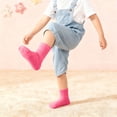 thumbnail image 4 of Solid Color Mid-Leg Socks for Boys and Girls, Princess Style Comfortable Loose Socks, Baby Socks, Student Sports Socks, 4 of 6