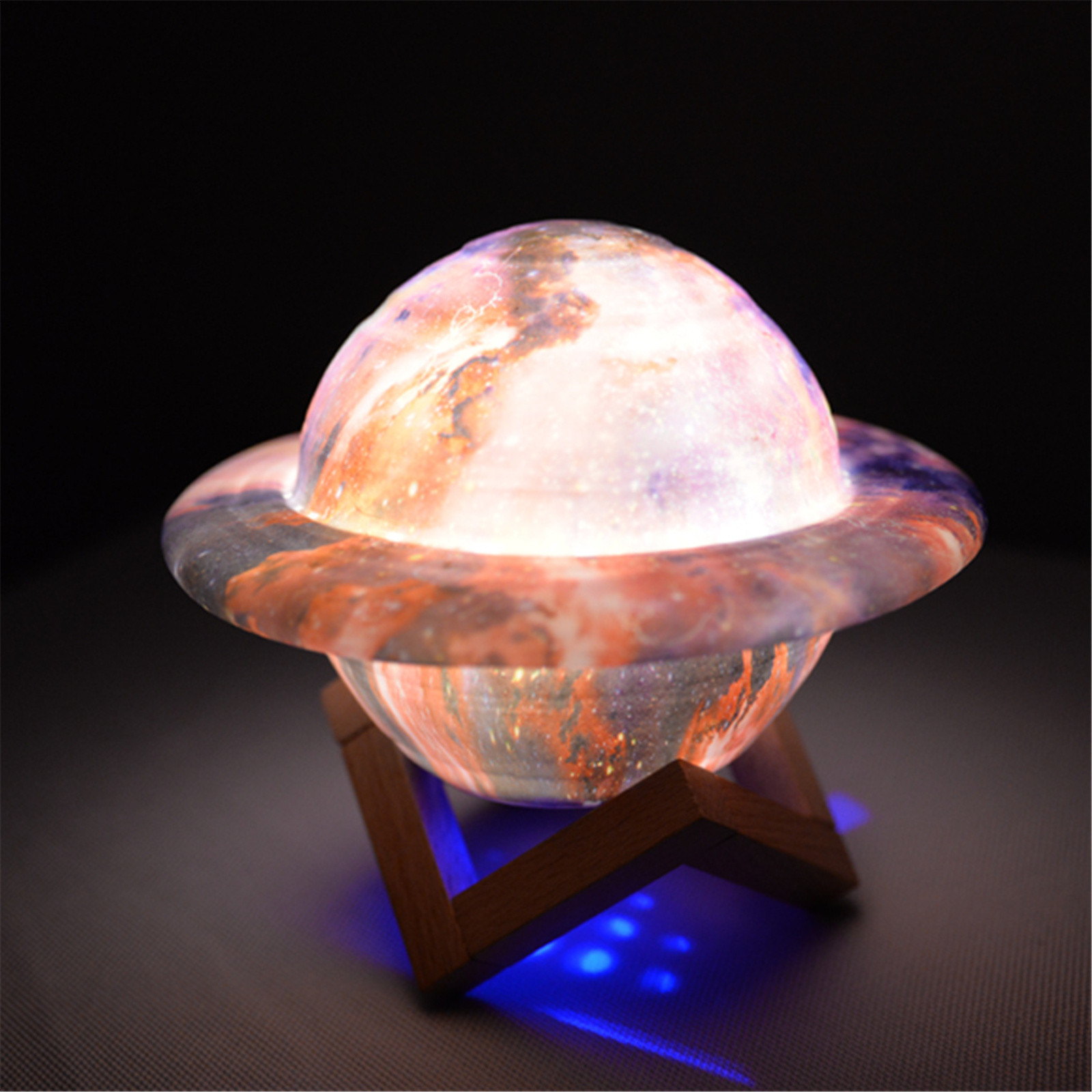 TIMIFIS Bluetooth Speakers New Painted Earth Planet Light Bluetooth Speaker Household Series LED Colorful Light Wireless Bluetooth Speaker Gift