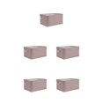 thumbnail image 2 of Maytalsory Bac de Rangement Robuste avec Poignée en Corde Solution de Rangement Pratique et Fiable Rose Clair 31*21*13 5Ensemble, 2 of 6