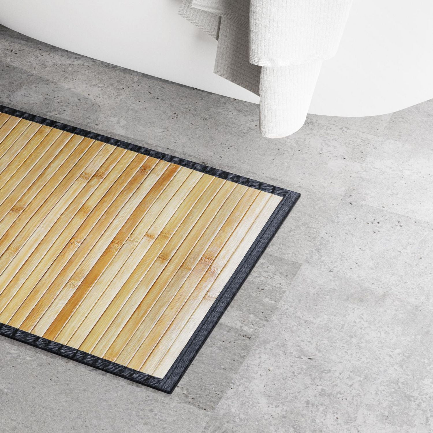 Tapis de bain en bambou Mainstays
