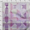thumbnail image 3 of oneOone Cotton Poplin Violet Fabric Check Sewing Material Print Fabric By The Yard 56 Inch Wide, 3 of 4