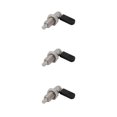 thumbnail image 3 of Transemion Sleek Stainless Steel L Type Indexing Plungers Fine Thread Locking Bolts Silver M20-10 3Set, 3 of 6
