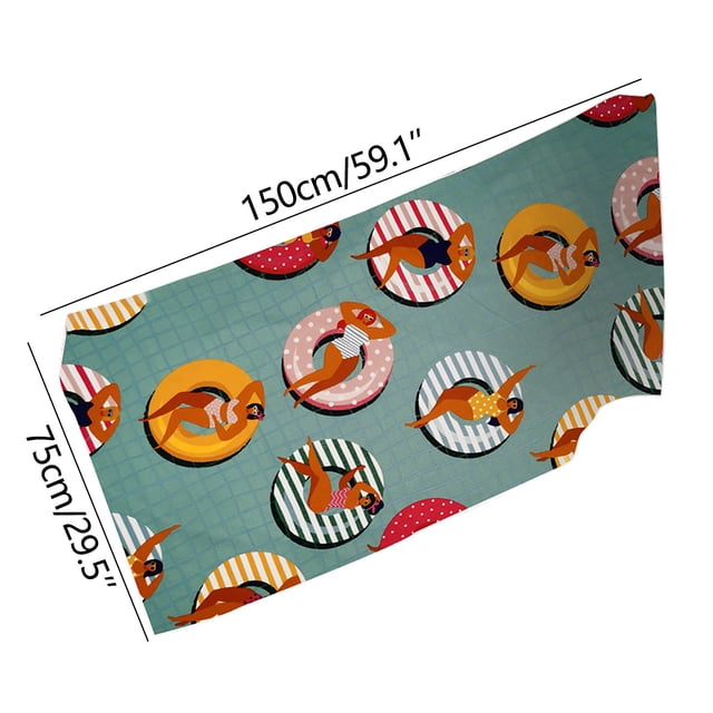 Sandproof Beach Blanket Lightweight Microfiber Beach Towel Super Lightweight Colorful Bath Towel Sandproof Beach Blanket Multi-Purpose Towel for Travel Swimming Pool Sand Towel Beach Towel