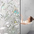 thumbnail image 4 of EGNMCR Home Decor, Room Decor, Fall Decor Bathroom Window Decorative PVC Film - Non-Opaque Light Filtering Glass Stickers Obscuring Vision For Discretion For Stylish Yet Discrete Spaces window film, 4 of 8