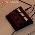 thumbnail image 4 of KAKOWELY 20 Pcs Guitar Effect Pedal Footswitch Toppers Foot Nail Cap Protection For Enhanced Control And Longevity Of Your Guitar Effect Pedal All Guitarists, 4 of 5