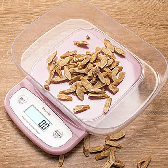 SuoKom Food Kitchen Bowl Scale, Digital Ounces and Grams for Cooking, Baking, Meal Prep, Dieting, and Weight Loss, 6.6Lb/3Kg