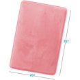 thumbnail image 2 of Clara Clark Bath Mat Set \u2013 Memory Foam Bath Mat - Soft Bathroom Rug - Non Slip and Super Absorbent - Fast Drying Machine Washable Bath Mat Set of 2 - Coral Pink - Large Size 20\u201d x 32\u201d, 2 of 8