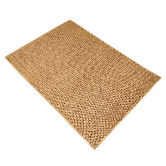 Indoor Outdoor Rugs,Outdoor Patio Rug Washable Indoor and Outdoor Rug and Windproof Brown Balcony Rug Kitchen Rug 16 X 24 Inch Border Design Camping Garden Patio Indoor Outdoor Rug