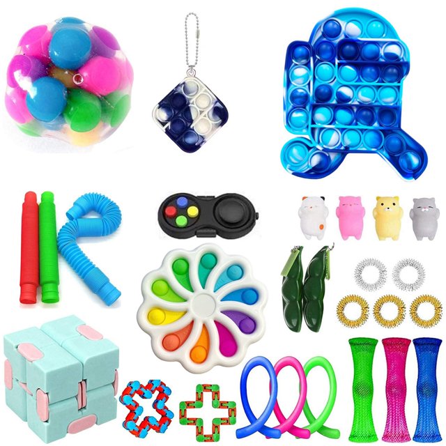 Honganda DIY Decompression Toy Set, Press Type Stress Relief Toys Kit
